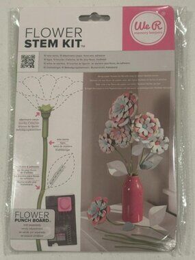 NEW We R Memory Keepers Flower Stem Kit (10 pieces)
